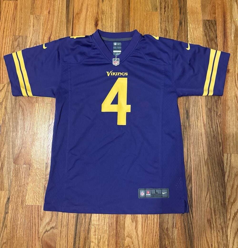 Nike Minnesota Vikings Dalvin Cook #4 Youth On-Field Jersey Size Large (14/16)